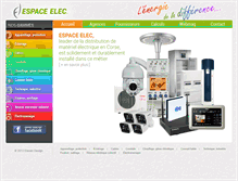 Tablet Screenshot of espace-elec.net